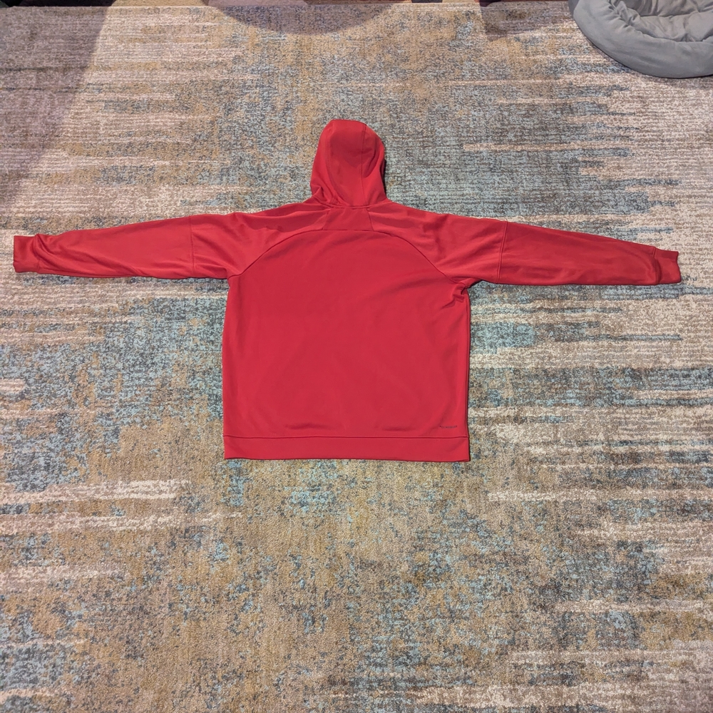 Adidas Scarlet Hoodie with Black Logo - Picture 2 of 2